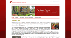 Desktop Screenshot of cardinalforest.com