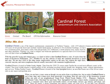 Tablet Screenshot of cardinalforest.com