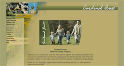 Desktop Screenshot of cardinalforest.org