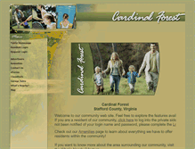 Tablet Screenshot of cardinalforest.org